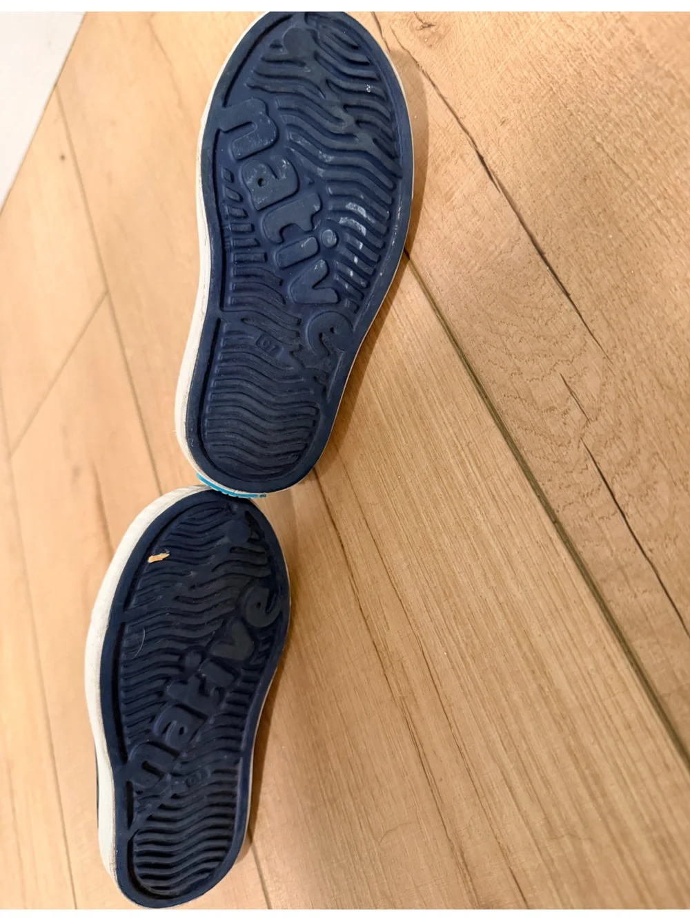Native Kids Slip-On Water Shoe in Navy and White